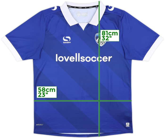 2018-19 Oldham Home Shirt - 8/10 - (XL)