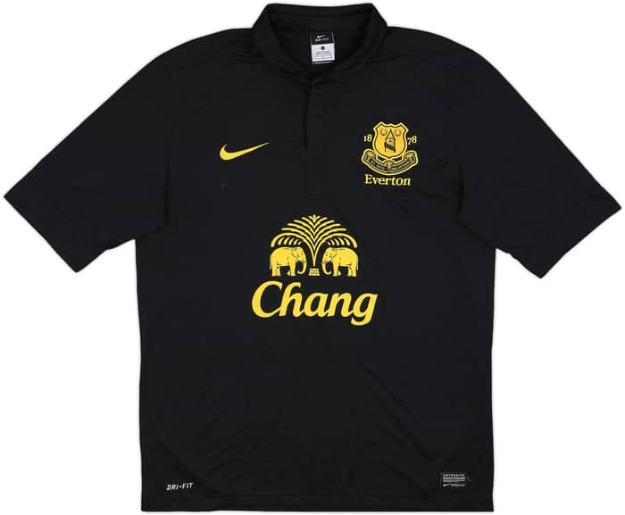 2012-13 Everton Away Shirt Oviedo #8 - 8/10 - (L)