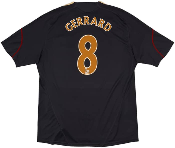 2009-10 Liverpool Away Shirt Gerrard #8 - 6/10 - (XL)