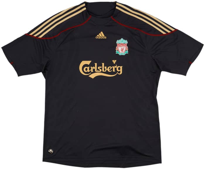 2009-10 Liverpool Away Shirt Gerrard #8 - 6/10 - (XL)