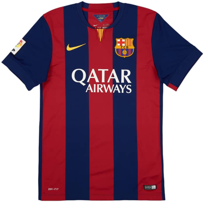 2014-15 Barcelona Home Shirt Messi #10 - 9/10 - (S)