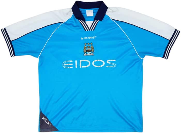 1999-01 Manchester City Home Shirt - 4/10 - (XXL)