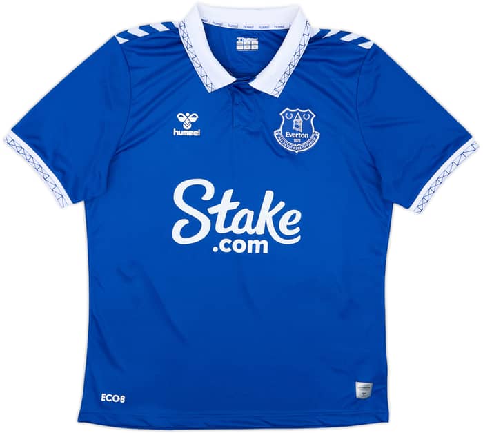 2023-24 Everton Home Shirt Branthwaite #32 - 8/10 - (L)