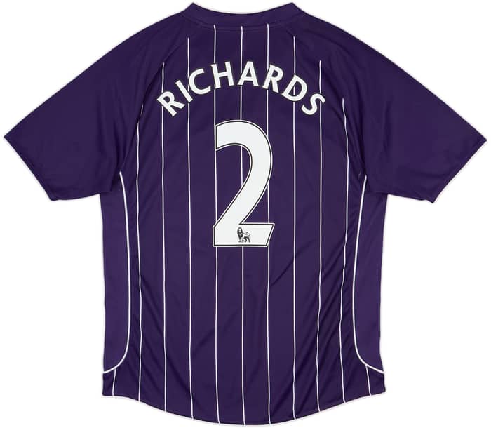 2007-08 Manchester City Away Shirt Richards #2 - 7/10 - (L)
