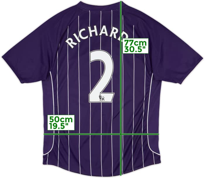 2007-08 Manchester City Away Shirt Richards #2 - 7/10 - (L)