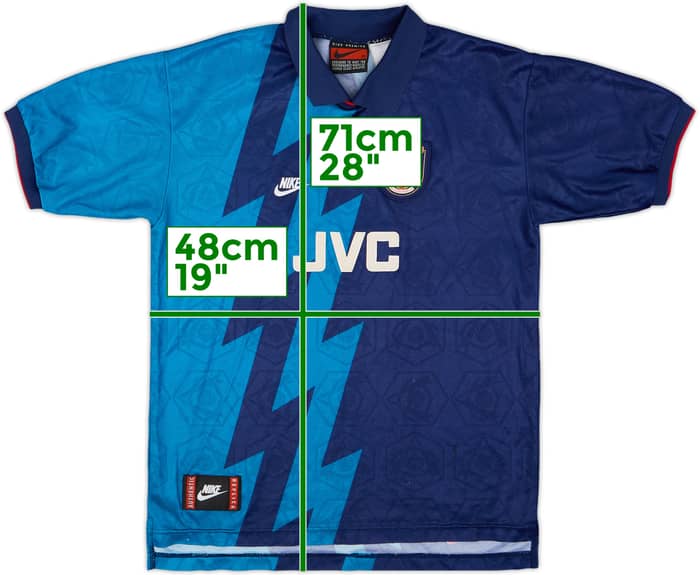 1995-96 Arsenal Away Shirt - 5/10 - (XL.Boys)