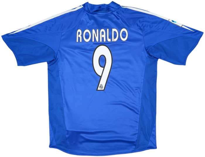 2004-05 Real Madrid Third Shirt Ronaldo #9 - 9/10 - (M)
