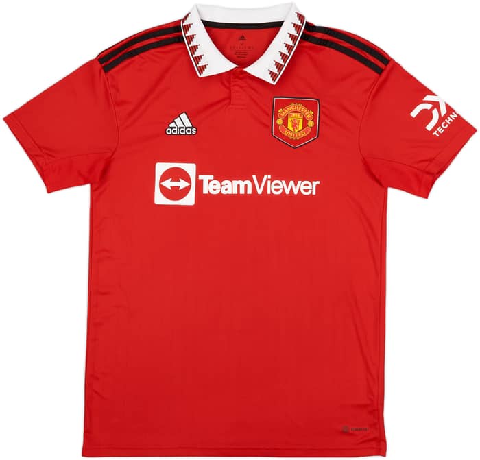 2022-23 Manchester United Home Shirt Garnacho #49 - 8/10 - (M)