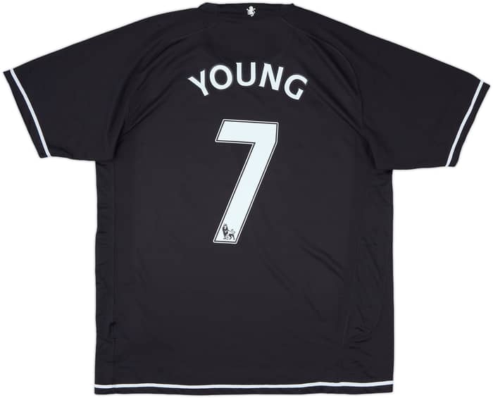 2007-08 Aston Villa Third Shirt Young #7 - 8/10 - (L)