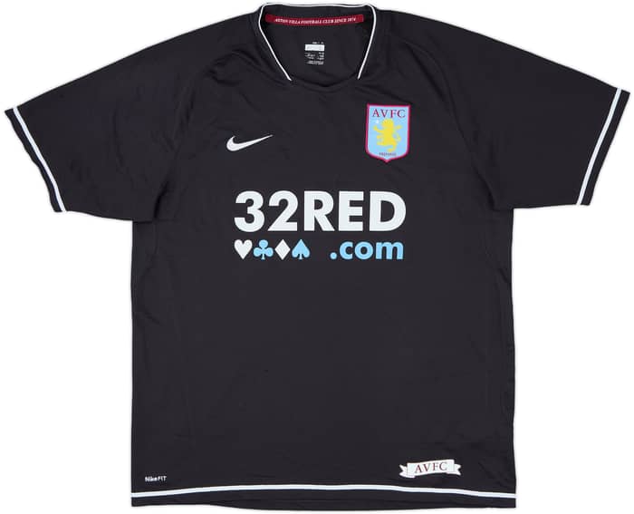 2007-08 Aston Villa Third Shirt Young #7 - 8/10 - (L)