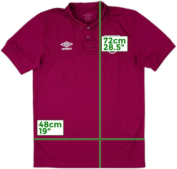 2022-23 Burnley Umbro Polo Shirt - 9/10 - (M)