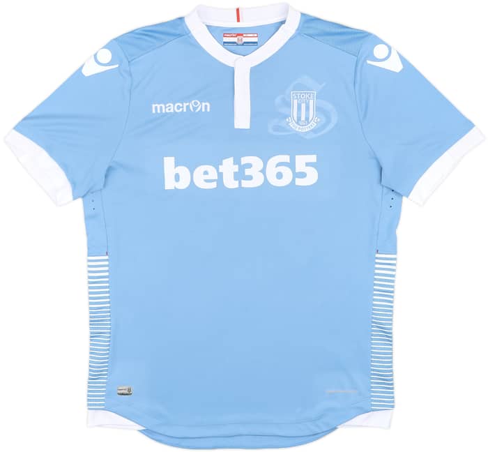 2016-17 Stoke City Away Shirt Crouch #25 - 9/10 - (XL)