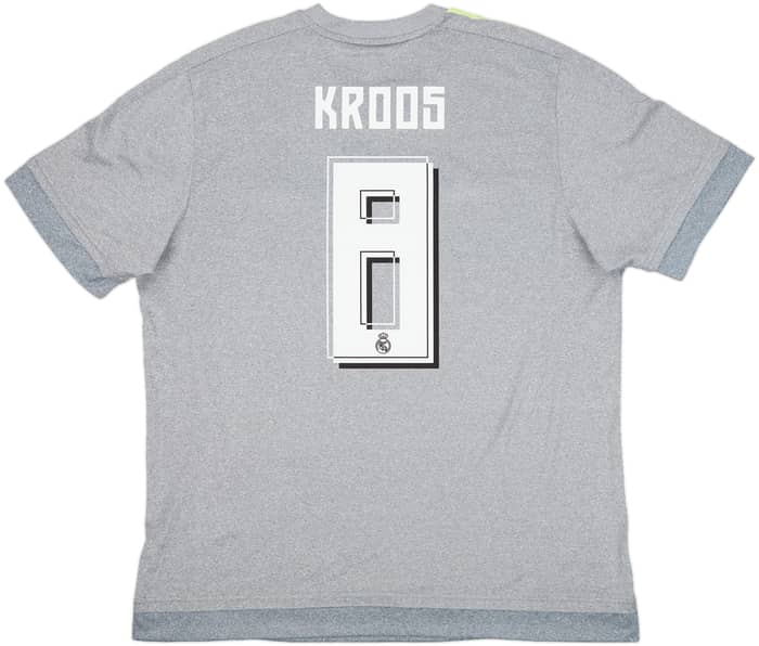 2015-16 Real Madrid Away Shirt Kroos #8 - 9/10 - (XL)
