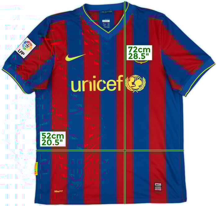2009-10 Barcelona Home Shirt - 5/10 - (M)