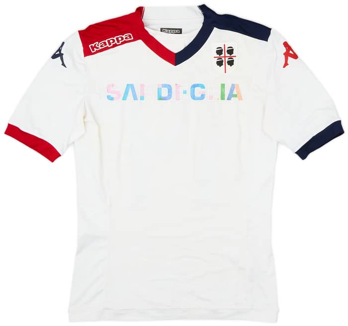 2014-15 Cagliari Away Shirt #14 - 6/10 - (S)