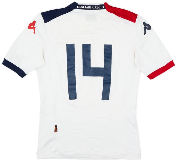 2014-15 Cagliari Away Shirt #14 - 6/10 - (S)