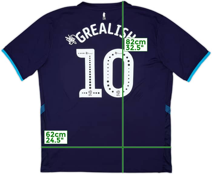 2018-19 Aston Villa Third Shirt Grealish #10 - 8/10 - (XXL)
