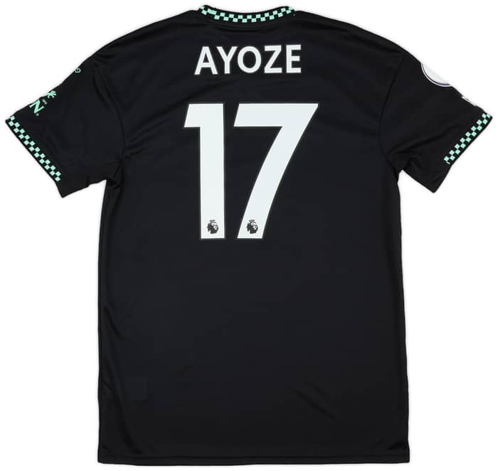 2022-23 Leicester Match Issue Away Shirt Ayoze #17