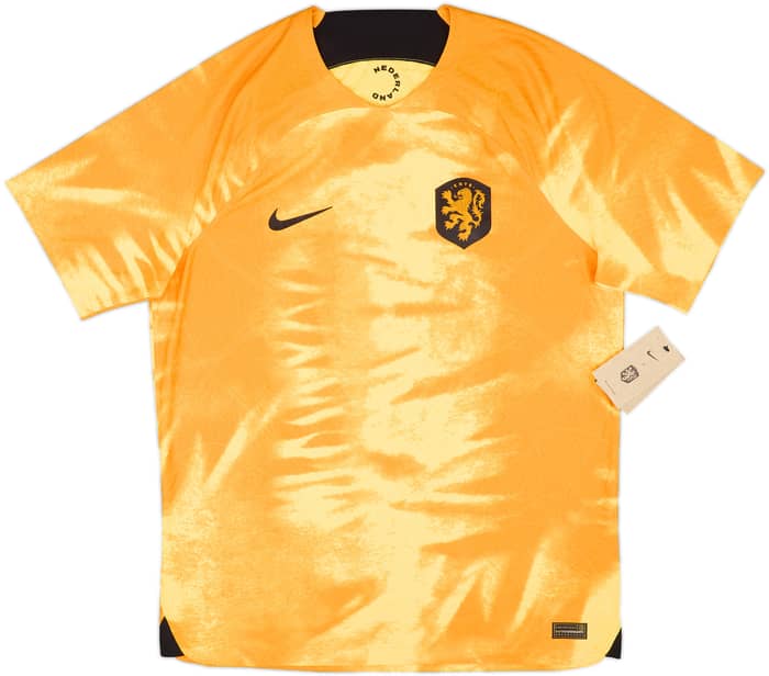 2022-23 Netherlands Authentic Home Shirt (L)