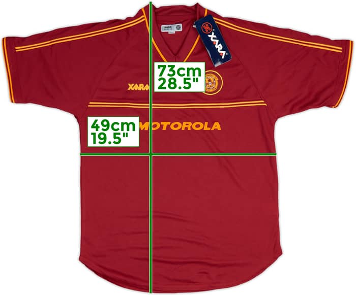 2001-02 Motherwell Away Shirt (S)