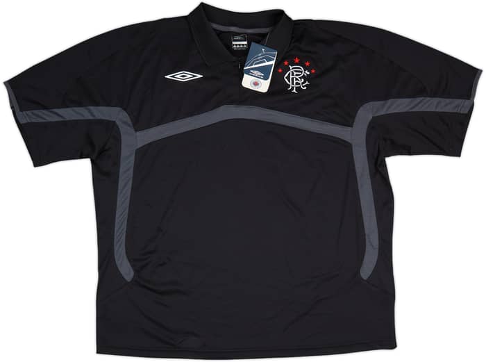2009-10 Rangers Umbro 1/4 Zip Polo Shirt (XL)