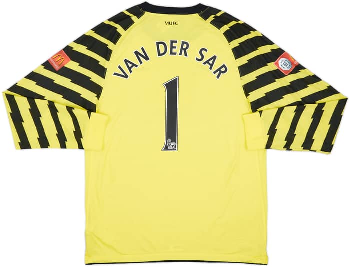 2010-11 Manchester United Yellow GK Shirt Van Der Sar #1 (L)