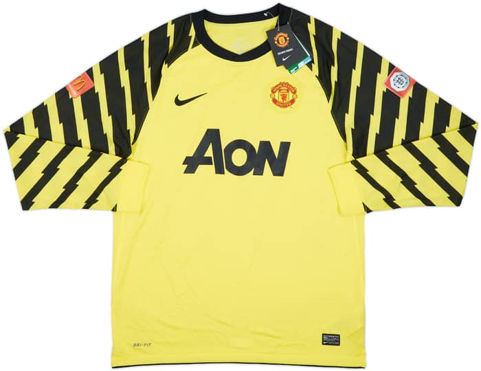 2010-11 Manchester United Yellow GK Shirt Van Der Sar #1 (L)