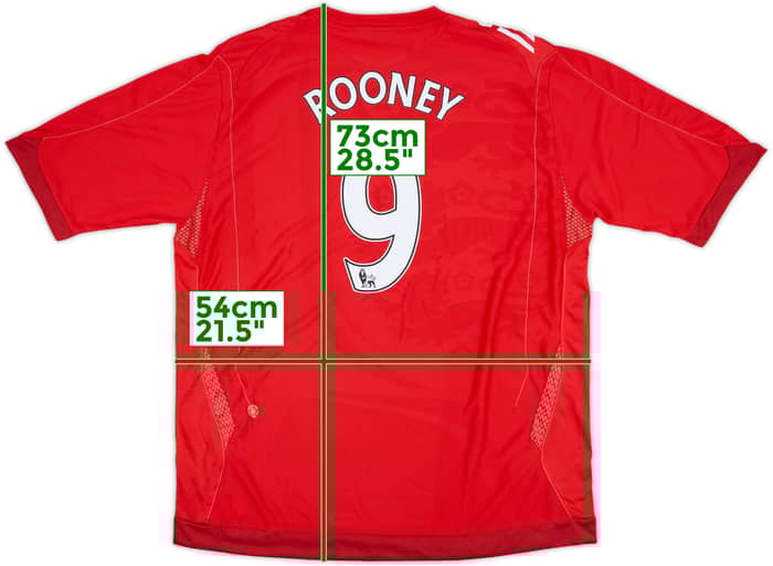2006-08 England Away Shirt Rooney #9 (XXL)