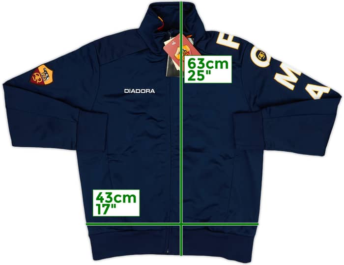 2005-06 Roma Diadora Track Jacket (XL.Boys)