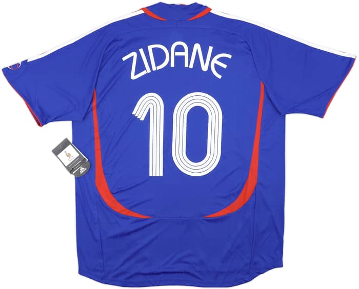 2006-07 France Home Shirt Zidane #10 (XL)
