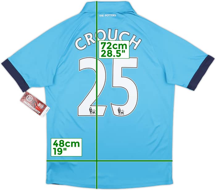 2014-15 Stoke City Away Shirt Crouch #25 (S)