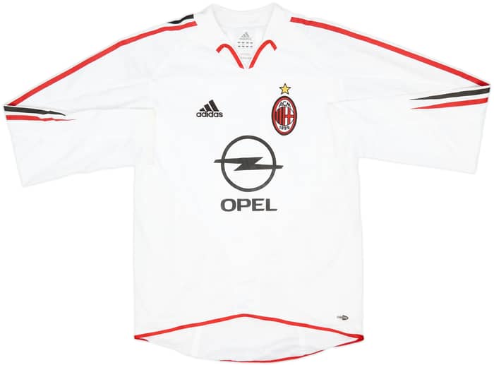 2004-05 AC Milan Player Issue Away L/S Shirt #10 - 10/10 - (S)