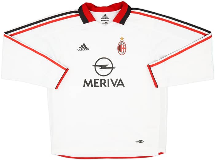 2003-04 AC Milan Player Issue Away L/S Shirt #18 - 9/10 - (L)