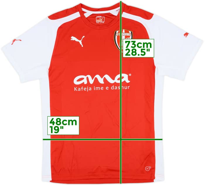 2015-16 KF Skenderbeu Home Shirt - 10/10 - (M)