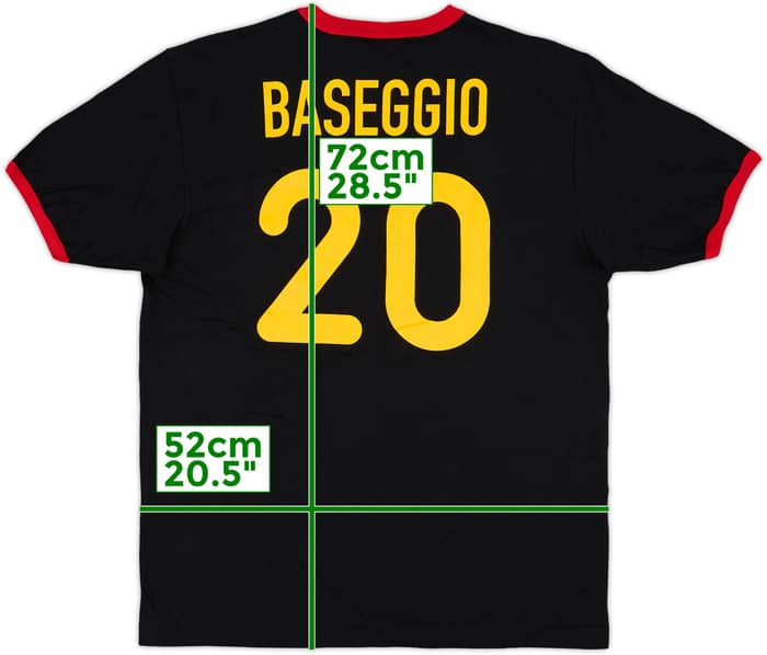 2000-02 Belgium Nike Tee Baseggio #20 (M)