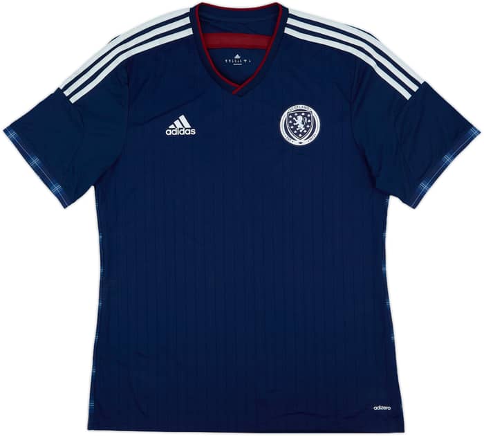 2014-15 Scotland Player Issue Home Shirt - 10/10 - (XL)