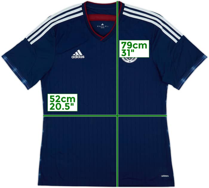 2014-15 Scotland Player Issue Home Shirt - 10/10 - (XL)