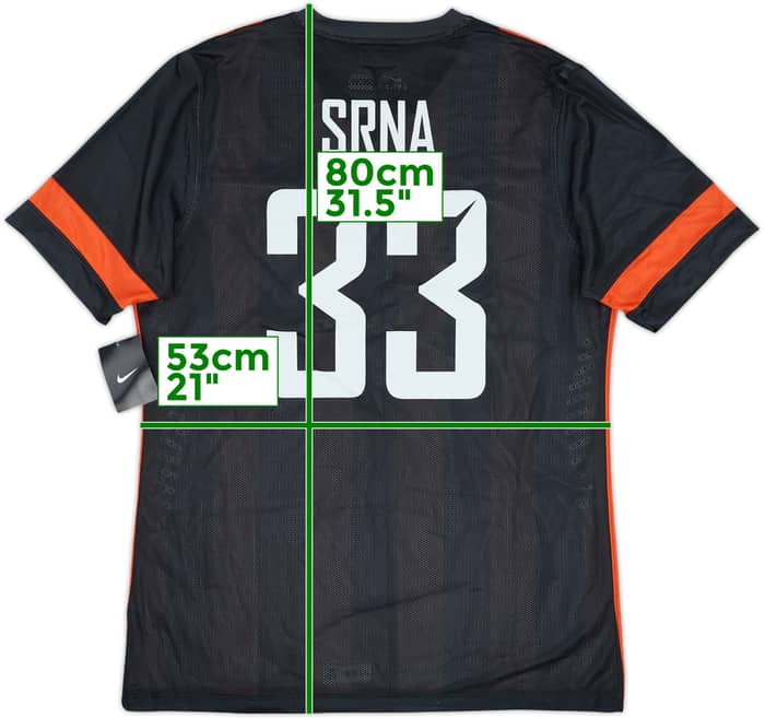 2013-15 Shakhtar Donetsk Player Issue Home Shirt Srna #33 (XL)