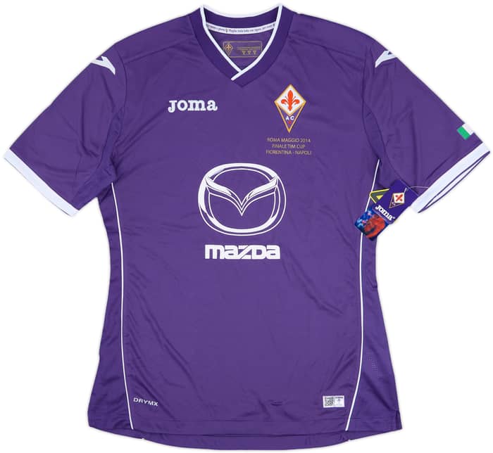 2013-14 Fiorentina 'Finale Coppa Italia' Home Shirt (M)