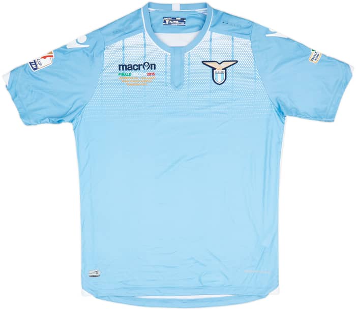2015-16 Lazio 'Finale TIM Cup' Home Shirt - 9/10 - (XL)