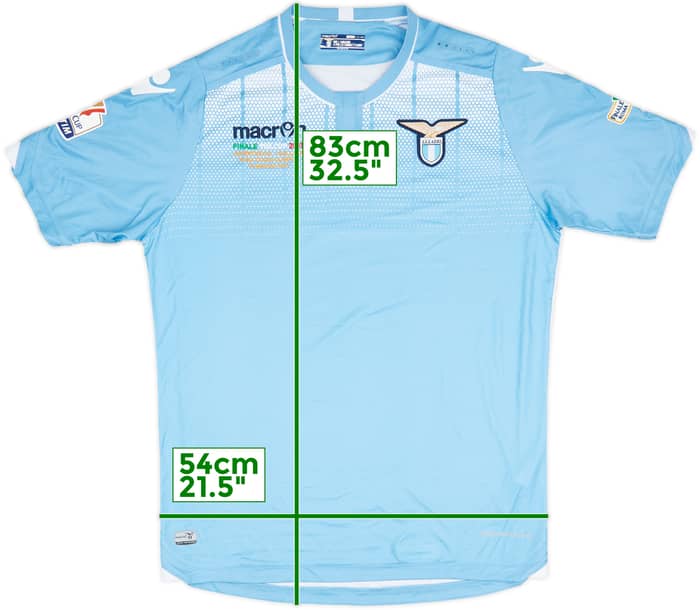 2015-16 Lazio 'Finale TIM Cup' Home Shirt - 9/10 - (XL)
