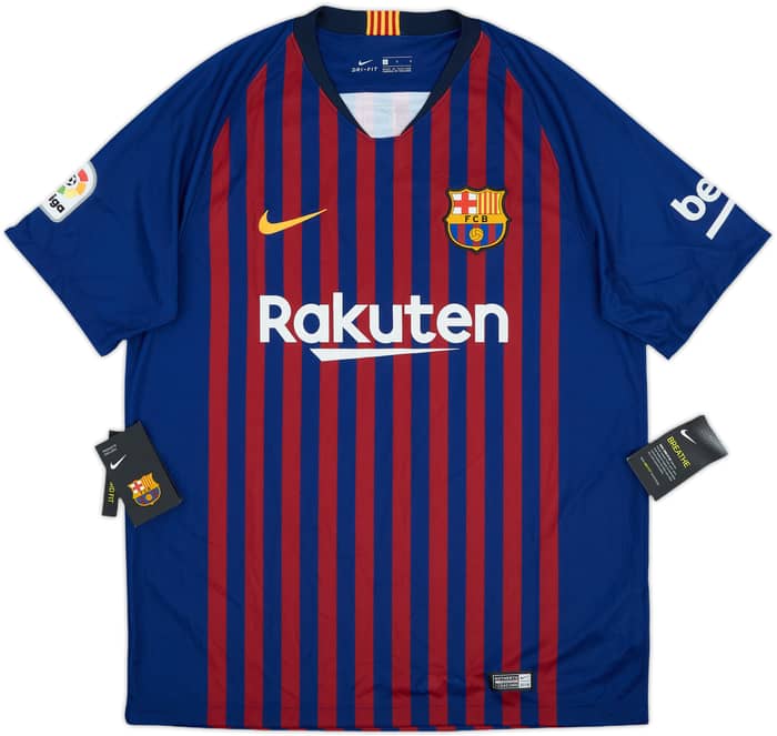 2018-19 Barcelona Home Shirt Messi #10 (L)