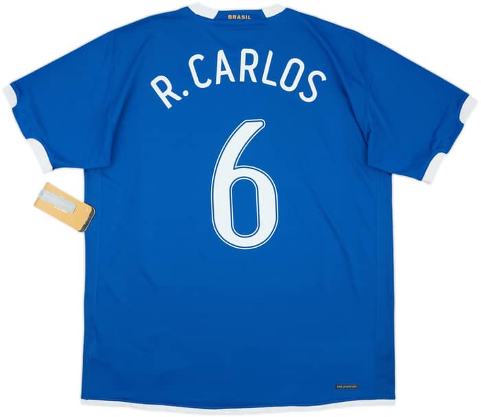 2006-07 Brazil Away Shirt R. Carlos #6 (XL)