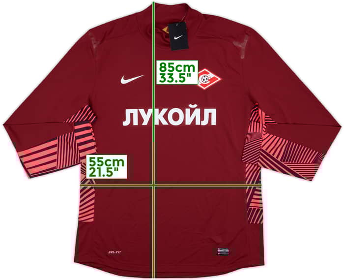 2012-13 Spartak Moscow Player Issue GK Shirt (XL)