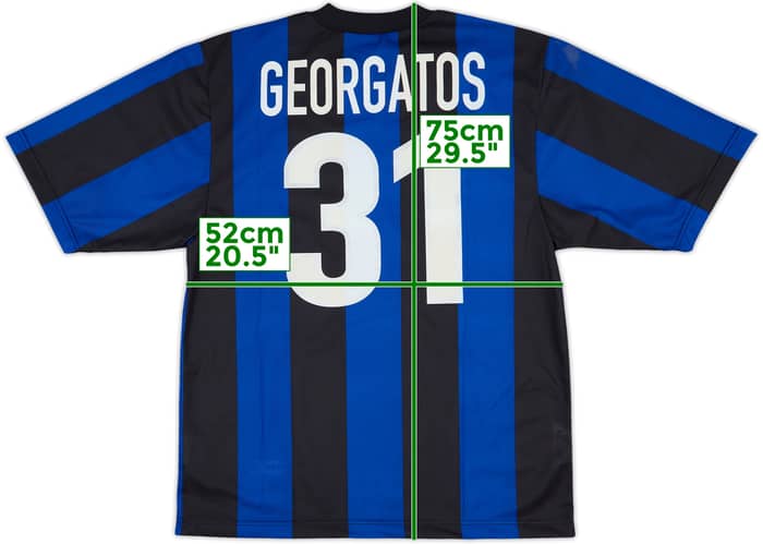 1999-00 Inter Milan Basic Home Shirt Georgatos #31 (M)