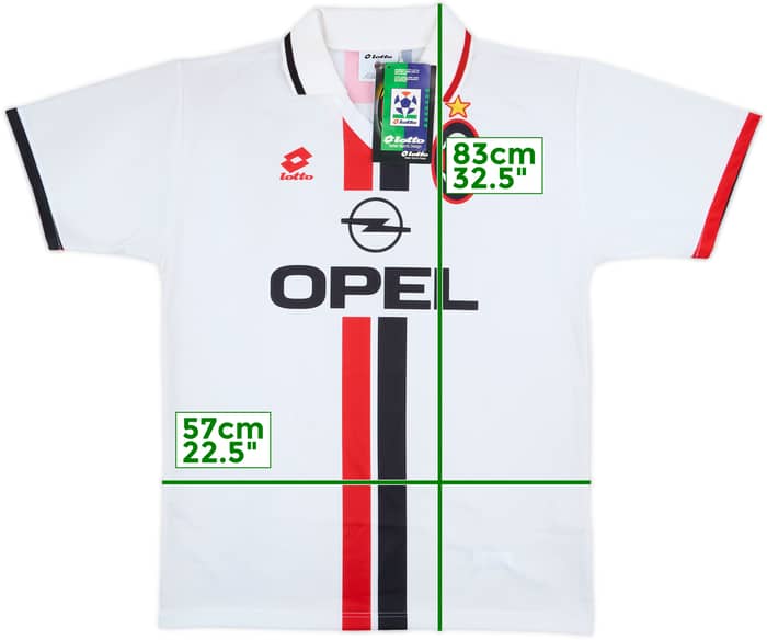 1996-97 AC Milan Basic Away Shirt (XL)