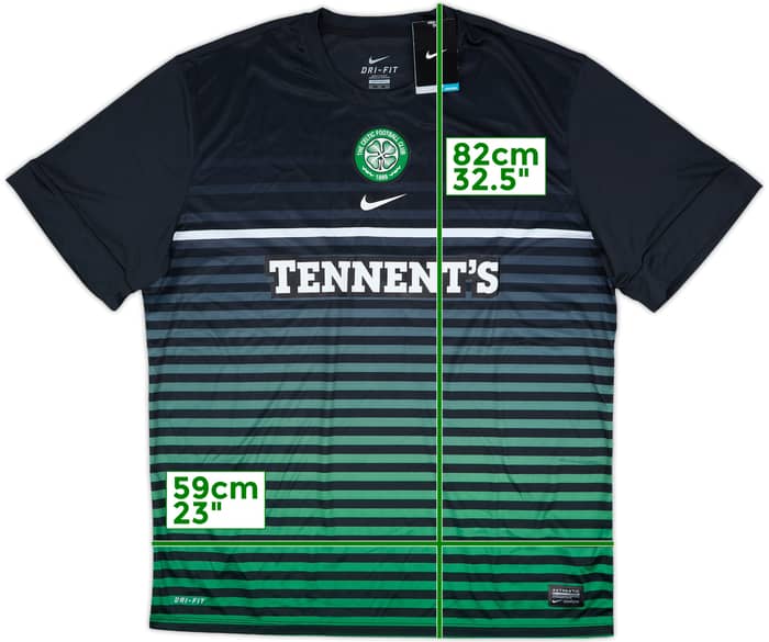 2013-14 Celtic Nike Training Shirt (XXL)
