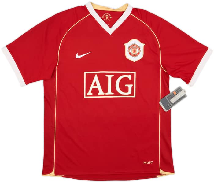 2006-07 Manchester United Home Shirt Solskjaer #20 (M)