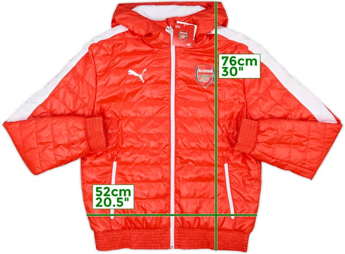 2015-16 Arsenal Puma Padded Bench Coat (L)