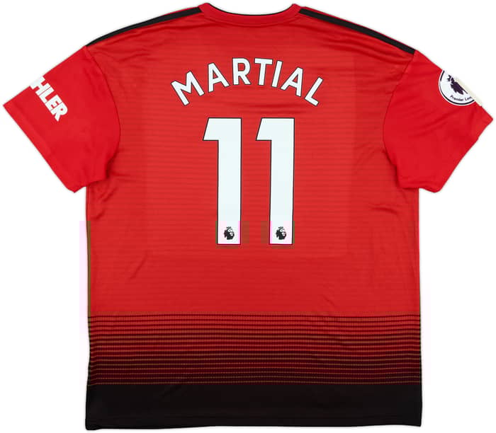 2018-19 Manchester United Home Shirt Martial #11 (XL)